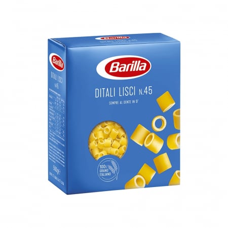 Paste italiene - PASTE BARILLA DITALI LISCI 500G