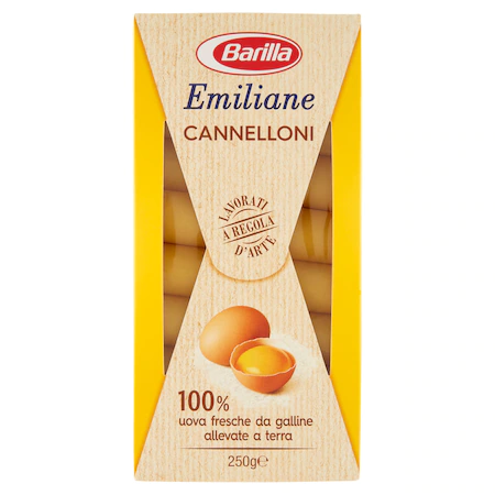 Paste italiene - PASTE BARILLA EMILIANE CANNELLONI ALL UOVO 250G