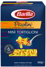 Paste italiene - PASTE BARILLA PICCOLINI MINI TORTIGLIONI 500G