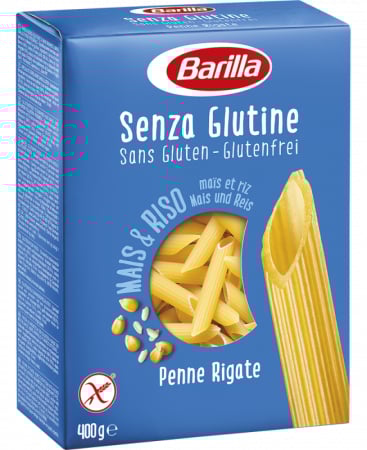 Produse fara gluten - PASTE BARILLA SENZA GLUTINE PENNE RIGATE 400G
