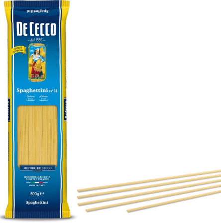 Paste italiene - PASTE DE CECCO 11 SPAGHETTINI 500G