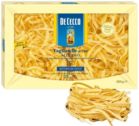 Paste italiene - PASTE DE CECCO TAGLIATELLE 250G