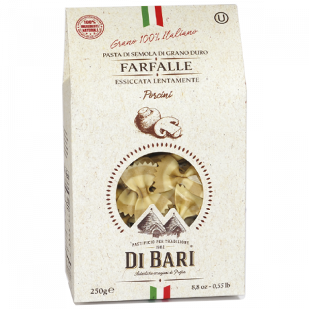 PASTE DI BARI FARFALLE FUNGI PORCINI 250G [0]