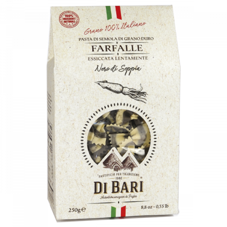 PASTE DI BARI FARFALLE NERO DI SEPPIA 250G [0]