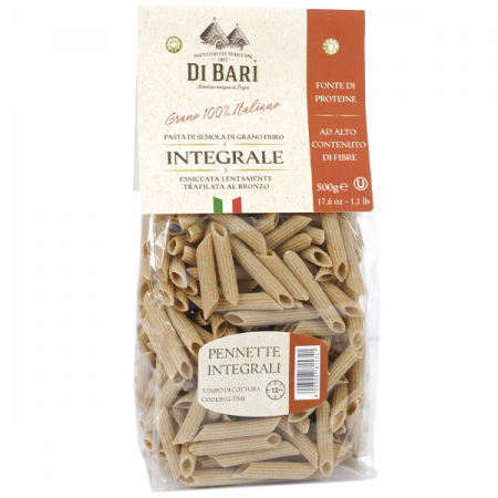 Paste italiene - PASTE DI BARI PENNETTE INTEGRALI 500G