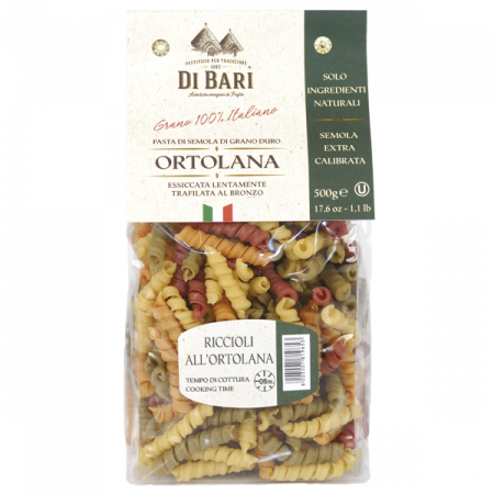 Paste italiene - PASTIFICIO DI BARI TARALL`ORO RICCIOLI ALL`ORTOLANA 500G