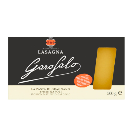 Produse alimentare italiene - PASTE GAROFALO LASAGNA 500G