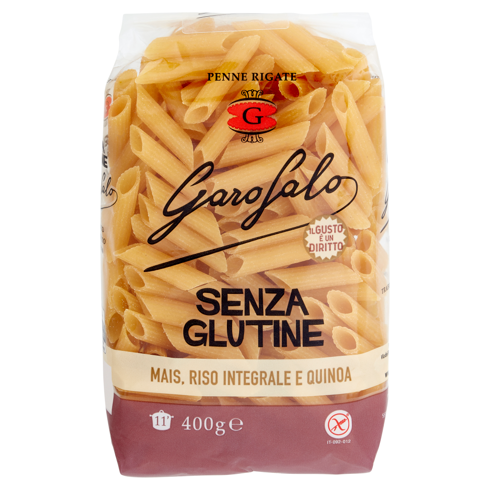 Paste italiene - PASTE GAROFALO PENNE RIGATE SENZA GLUTINE 400G