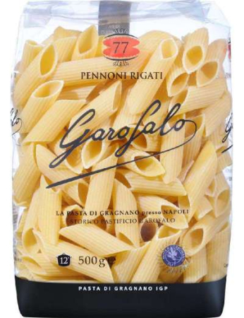 Produse alimentare italiene - PASTE GAROFALO PENNONI RIGATE 500G