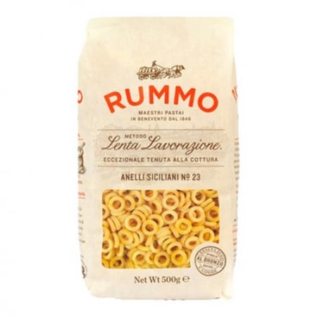 Paste italiene - Paste RUMMO NR. 23  ANELLI SICILIANI 500gr