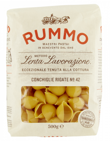 Produse alimentare italiene - PASTE RUMMO NR. 42 CONCHIGLIE RIGATE 500G