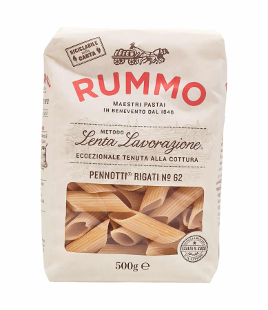 Produse alimentare italiene - PASTE RUMMO PENNOTTI RIGATI 500G