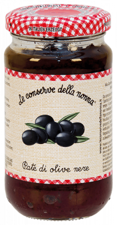 Conserve italiene - PATE MASLINE NEGRE NONNA 190G