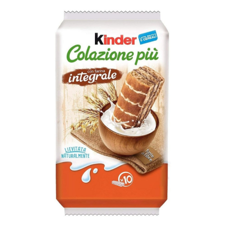 Produse alimentare italiene - PRAJITURA KINDER COLAZIONE PIU INTEGRAL 290G
