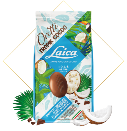 Produse alimentare italiene - PRALINE LAICA COCCO 90G