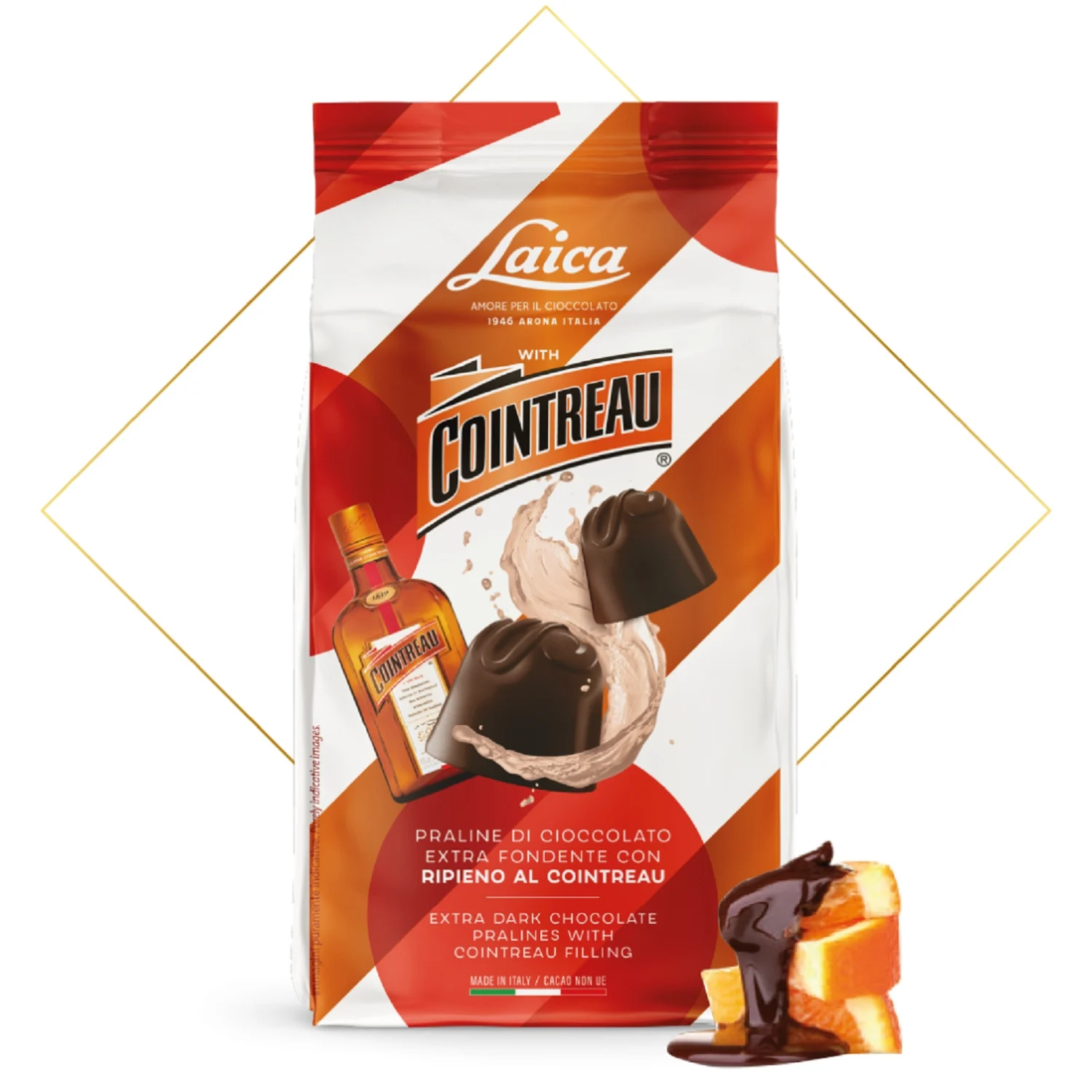 Produse alimentare italiene - PRALINE LAICA COINTREAU 90G