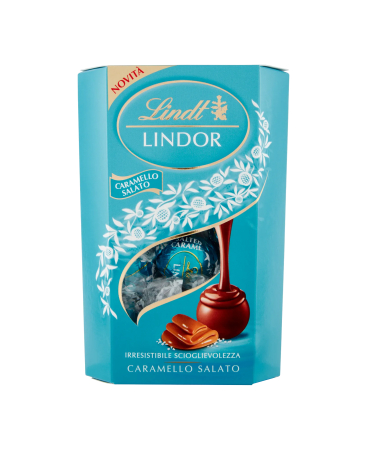 Bomboane italiene - PRALINE LINDOR CARAMELLO SALATO 200G