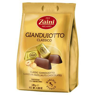Produse alimentare italiene - PRALINE ZAINI GIANDUIOTTO CLASSICO 139G