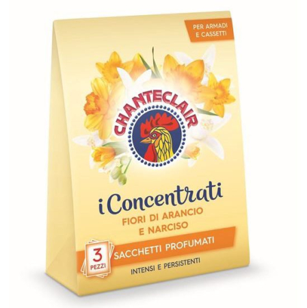Parfum, odorizant camera - SACULETI PARFUMATI  CHANTECLAIR ARANCIO & NARCISA X 3 BUC 150GR