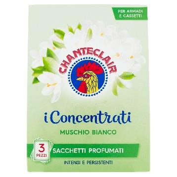 Parfum, odorizant camera - SACULETI PARFUMATI CHANTECLAIR MUSCHIO BIANCO X 3 BUC 150GR