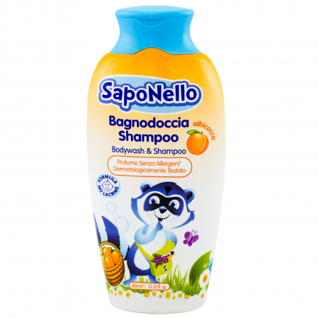 SAMPON PENTRU COPII SAPONELLO ALBICOCCA 400ML [0]