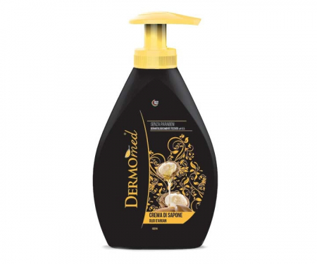 Sapun Lichid sau Solid Antibacterian Pentru Fata sau Maini - SAPUN LICHID DERMOMED OLIO DI ARGAN 300ML