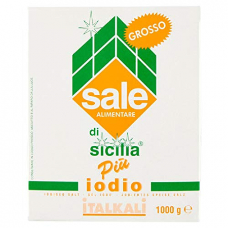Condimente si ierburi italiene - SARE ITALKALI IODATA GRUNJOASA 1KG