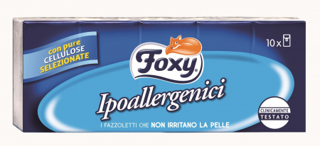 Servetele umede, nazale - SERVETELE NAZALE FOXY IPOALLERGENICI