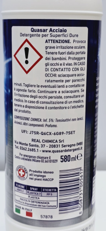 SOLUTIE QUASAR PENTRU INOX 580ML [2]