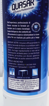 SOLUTIE QUASAR VETRI CON ALCOOL 580ML [1]