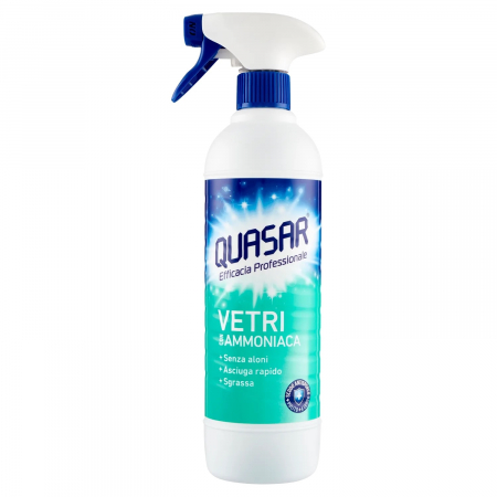Solutie curatat geamuri - SOLUTIE QUASAR VETRI CU AMONIAC 680ML