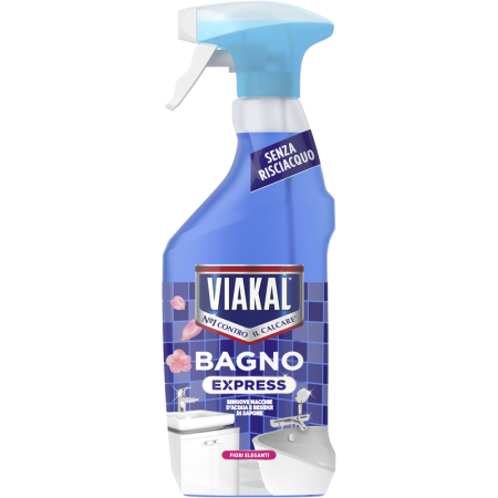 Produse de curatenie - SOLUTIE SPRAY ANTICALCAR VIAKAL BAGNO EXPRESS 470ML