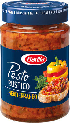 Sosuri paste - SOS BARILLA PESTO RUSTICO MEDITERRANEO 200G