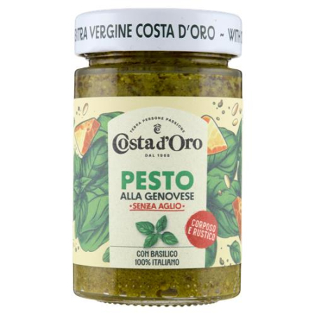 Conserve de legume - SOS COSTA DORO PESTO ALLA GENOVESE SENZA AGLIO 190G