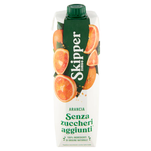 Sucuri si bauturi racoritoare - SUC NATURAL FARA ZAHAR SKIPPER CU PORTOCALE 1L