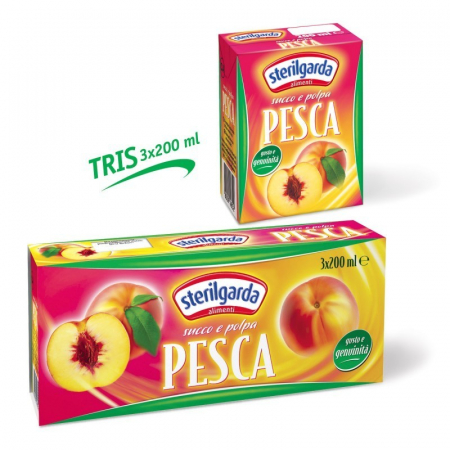 Sucuri si bauturi racoritoare - SUC STERILGARDA PIERSICI 3X200ML