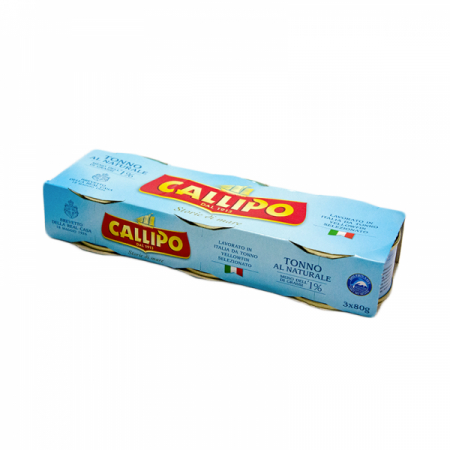 Conserve italiene - TON CALLIPO NATURAL 3X80G