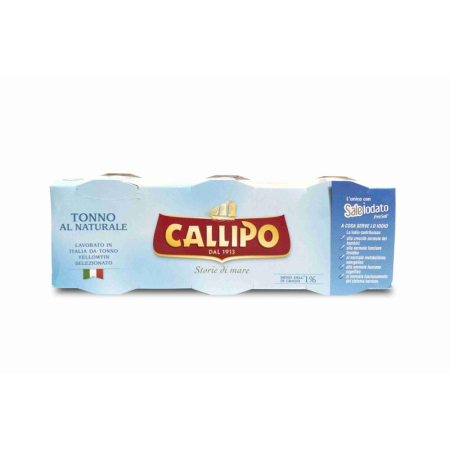 Produse alimentare italiene - TON CALLIPO NATURALE 3X70G