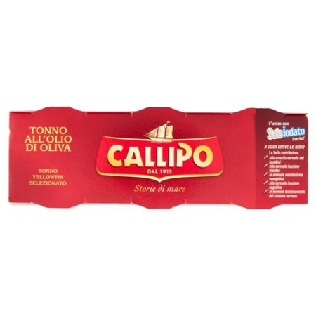 Produse alimentare italiene - TON CALLIPO OLIO 3X70G