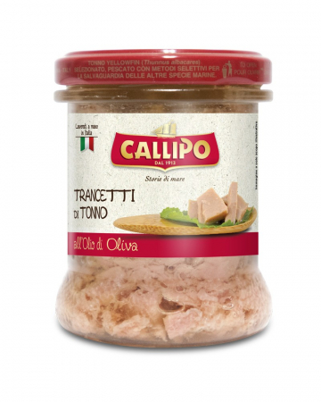 Produse alimentare italiene - TON CALLIPO OLIO BUCATI 170G
