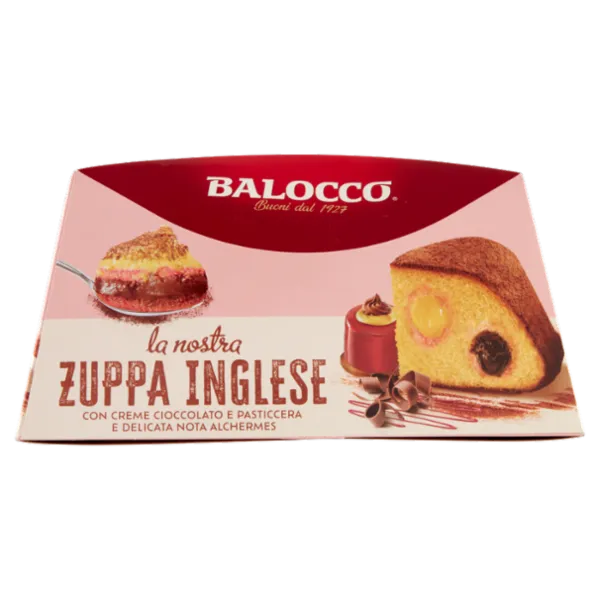 Panettone cozonac italian, Pandoro si Balocco - TORTA BALOCCO ZUPPA INGLESE 750G
