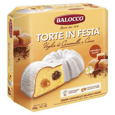 Panettone cozonac italian, Pandoro si Balocco - TORTA CARAMELLO BALOCCO 400G