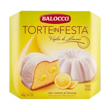 Panettone cozonac italian, Pandoro si Balocco - TORTA LIMONE BALOCCO 400G