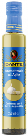 Ingrediente culinare italiene - ULEI DE MASLINE EXTRAVIRGIN DANTE AGLIO 250ML