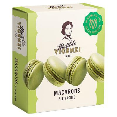 Produse alimentare italiene - VICENZI MACARON PISTACCHIO 60G