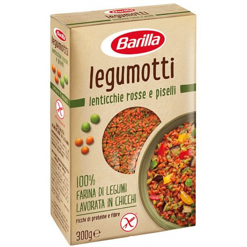Product Image for BARILLA LEGUMOTTI LENTICCHIE ROSSE E PISELLI 300G