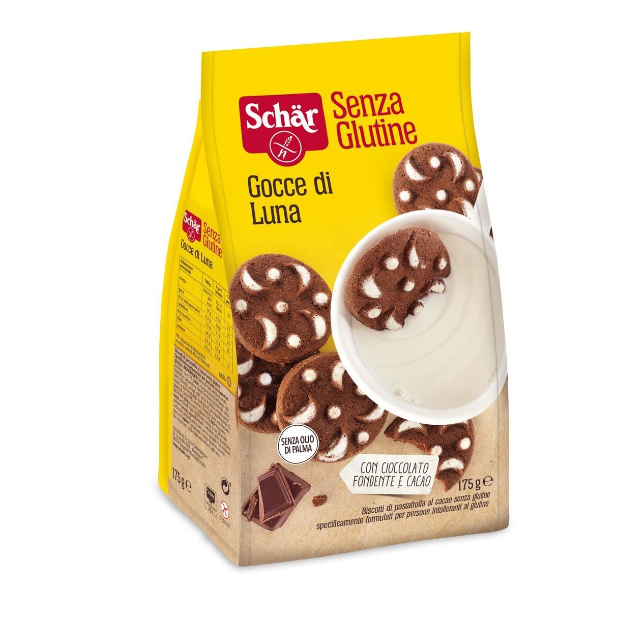 Product Image for BISCUITI SCHAR GOCCE DI LUNA FARA GLUTEN 175G
