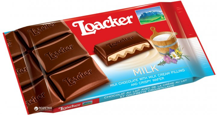 Product Image for CIOCOLATA LOACKER CU LAPTE 87G