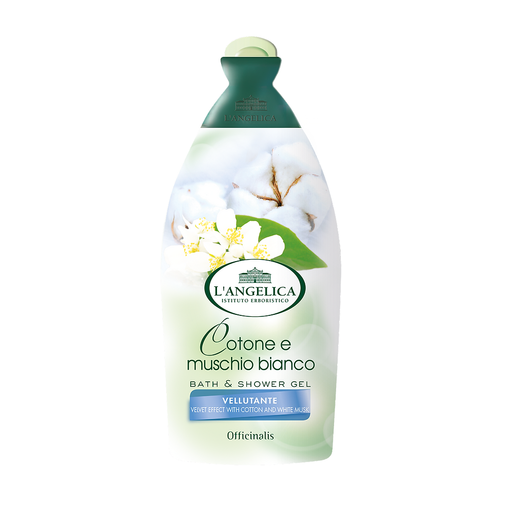 Product Image for GEL DE DUS L ANGELICA COTTONE E MUSCHIO BIANCO 500ML