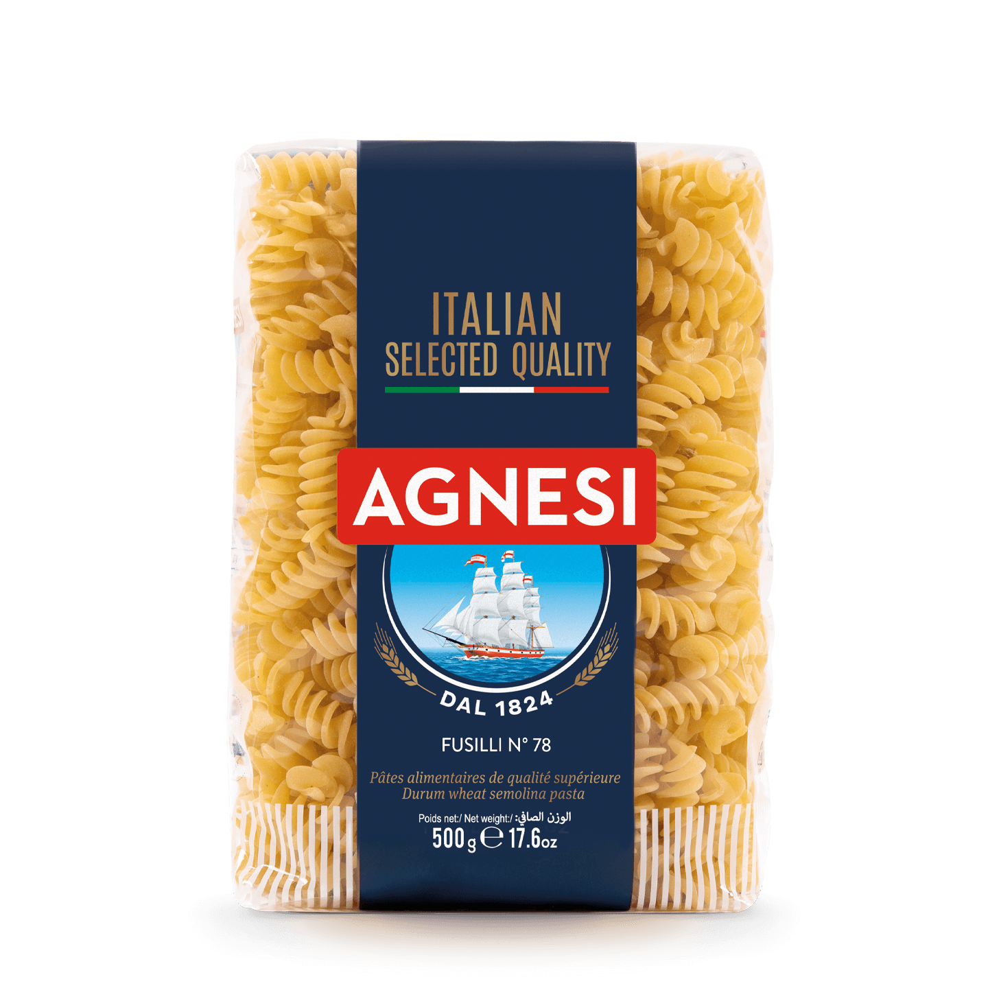 Product Image for PASTE AGNESI FUSILLI 500G